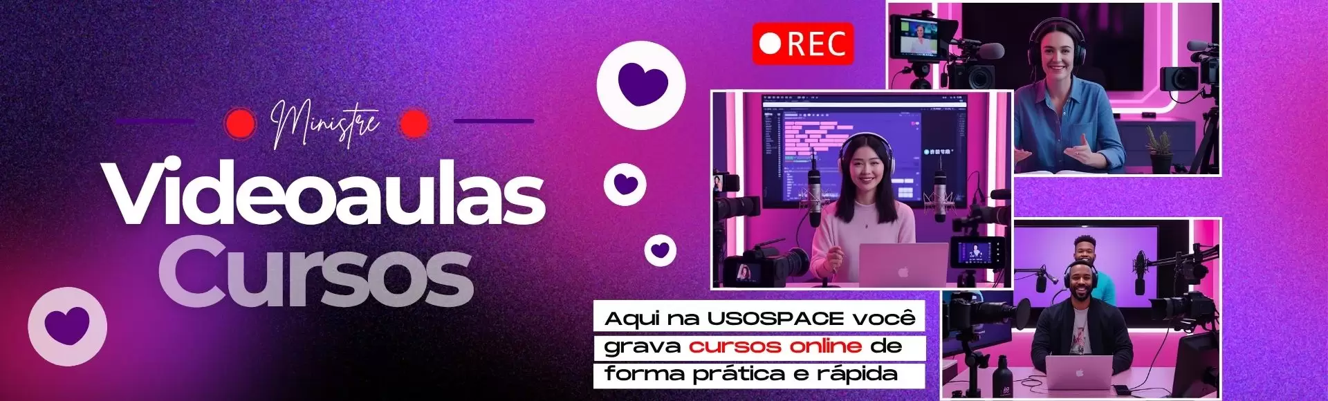 Banner videoaulas desk